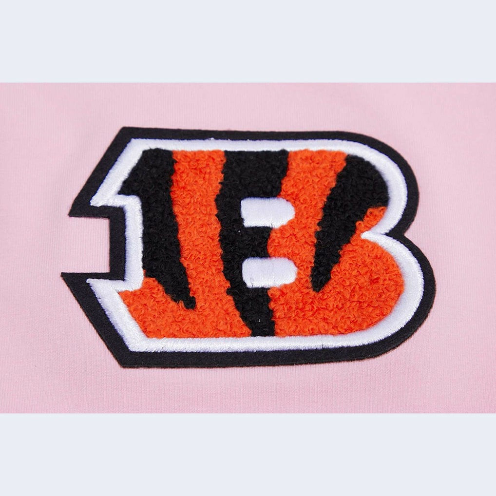 Cincinnati Bengals Pro Standard Women's Cropped Boxy T-Shirt - Pink T-shirts