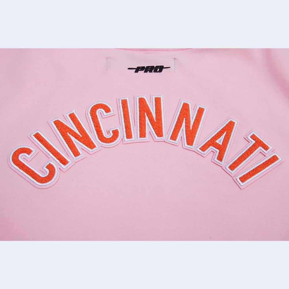 Cincinnati Bengals Pro Standard Women's Cropped Boxy T-Shirt - Pink T-shirts