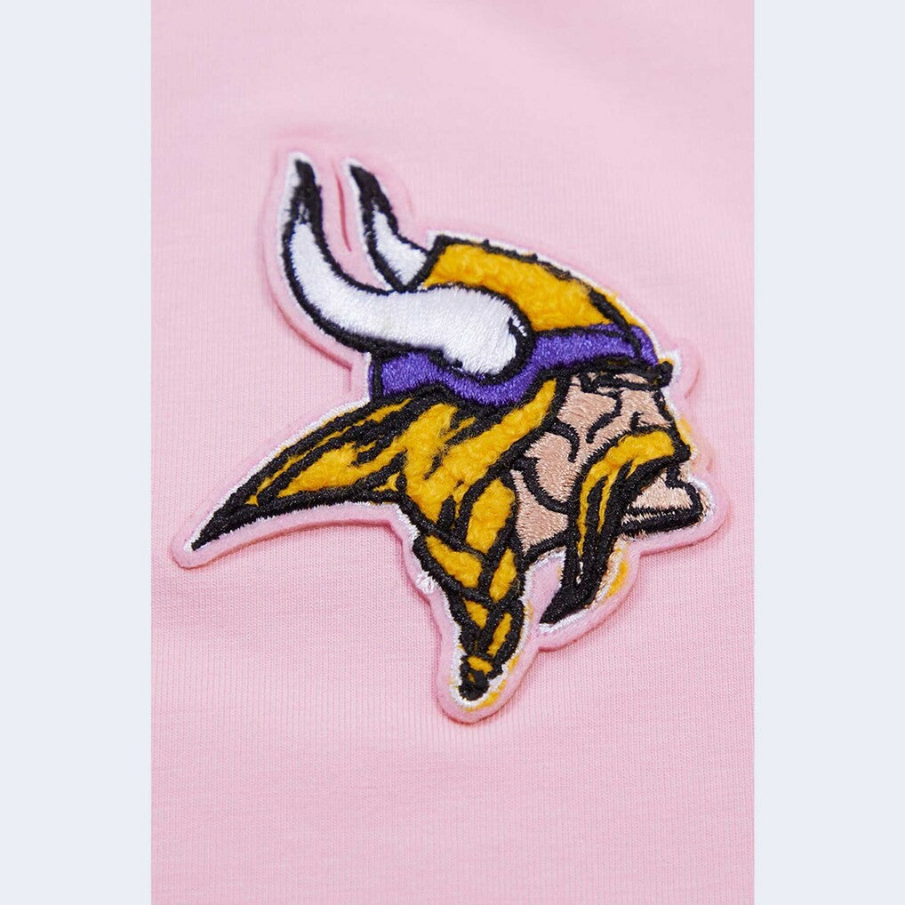Minnesota Vikings Pro Standard Women's Cropped Boxy T-Shirt - Pink T-shirts