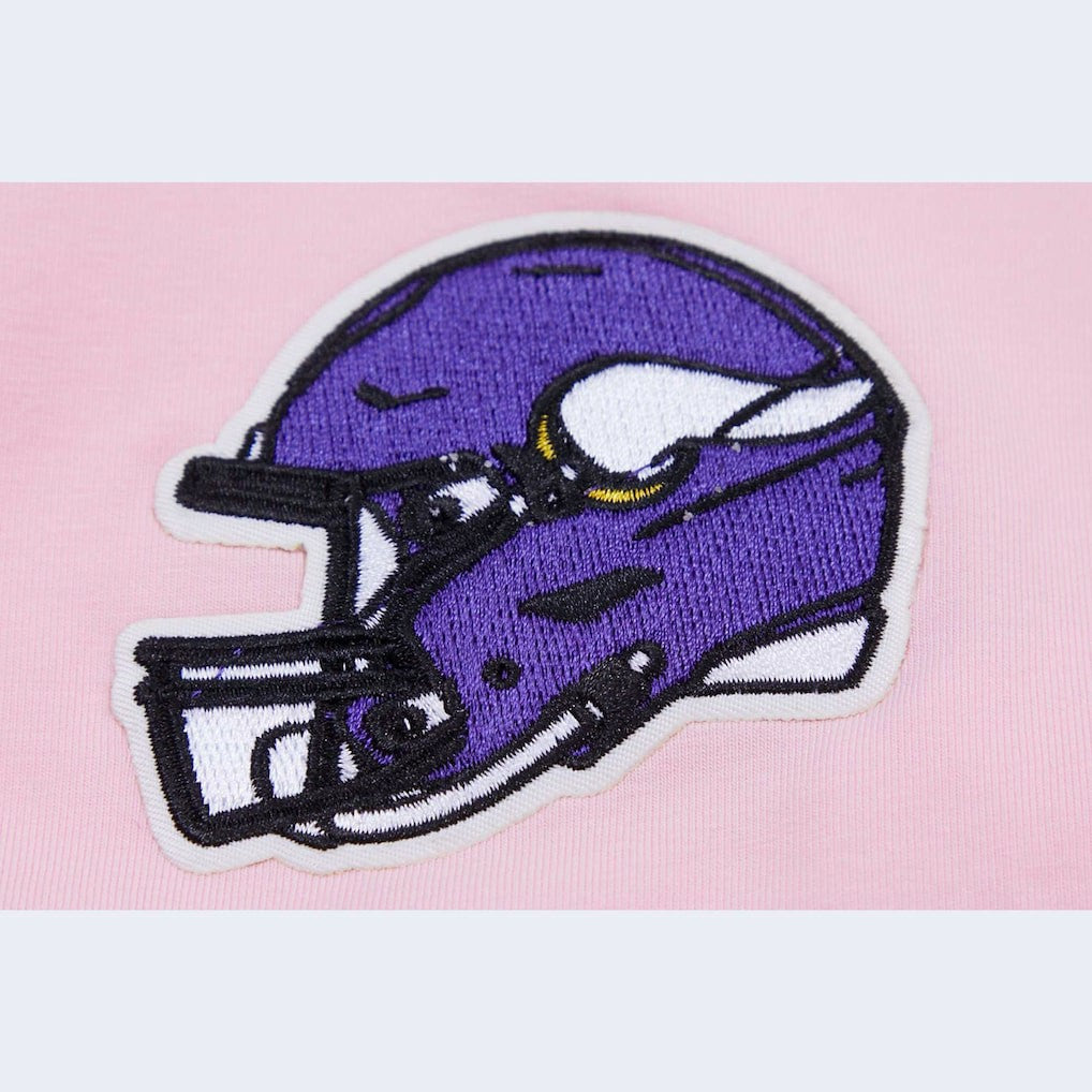 Minnesota Vikings Pro Standard Women's Cropped Boxy T-Shirt - Pink T-shirts