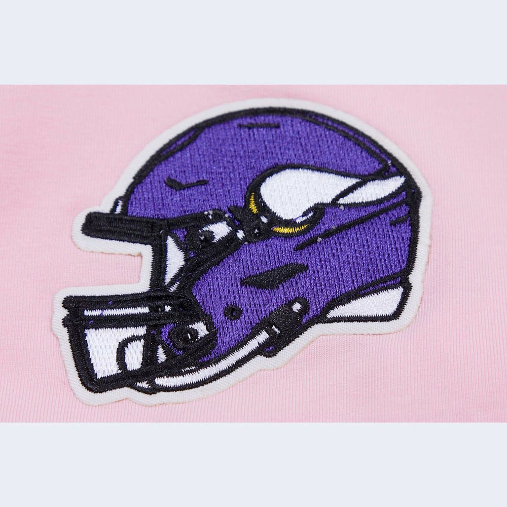 Minnesota Vikings Pro Standard Women's Cropped Boxy T-Shirt - Pink T-shirts