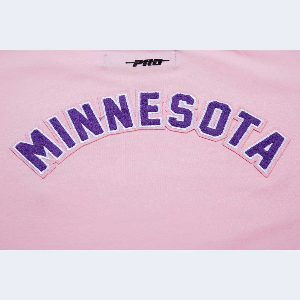Minnesota Vikings Pro Standard Women's Cropped Boxy T-Shirt - Pink T-shirts