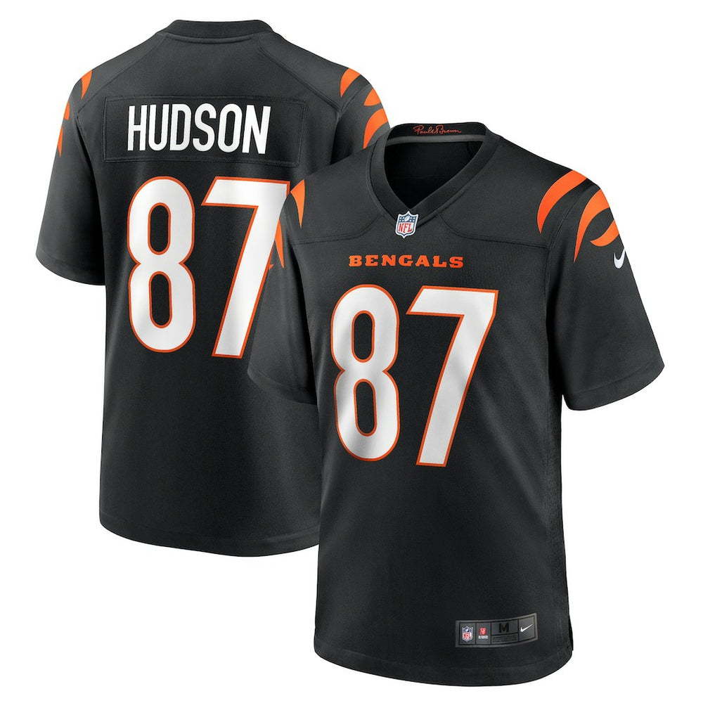 Tanner Hudson Cincinnati Bengals Home Game Player Jersey - Black Jerseys