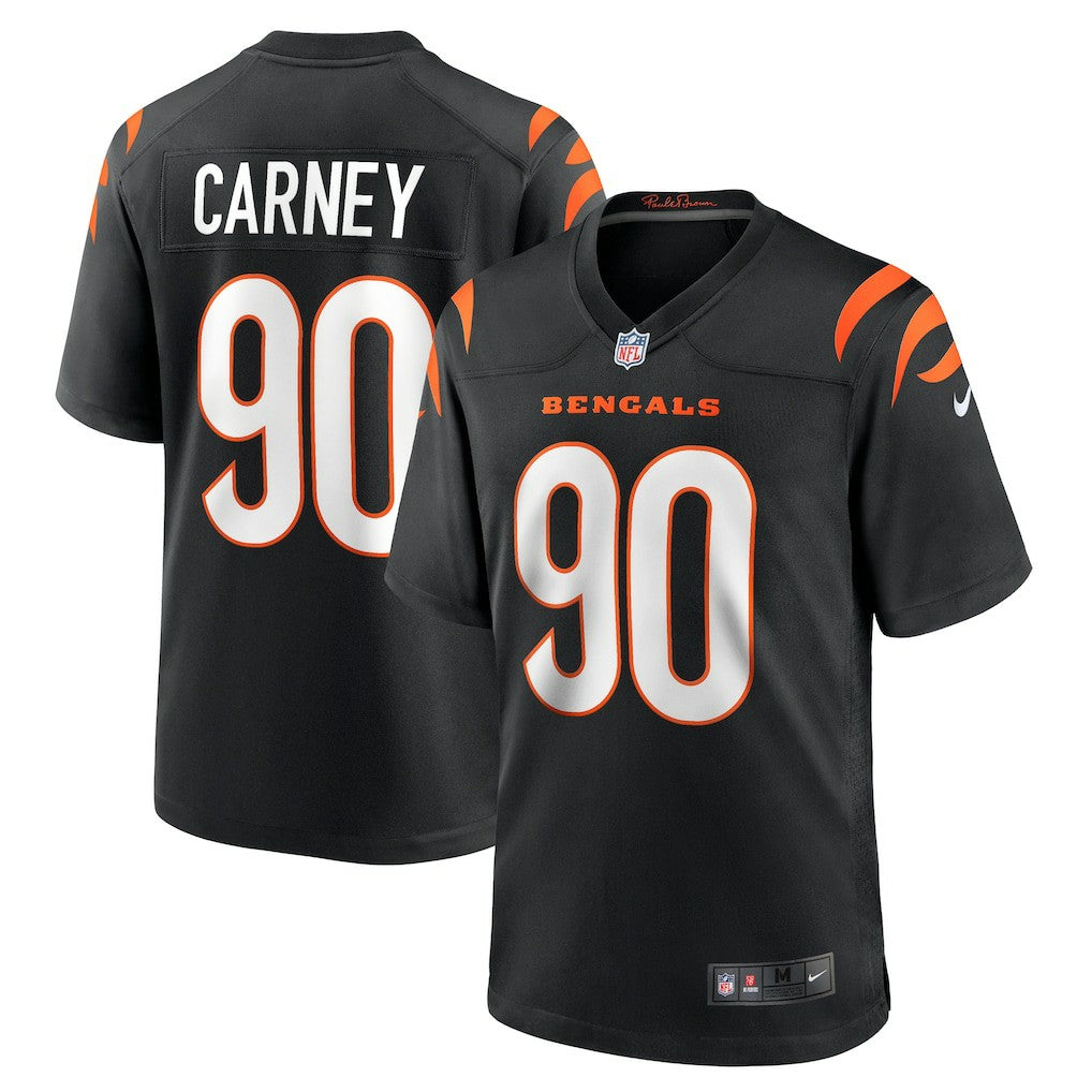 Owen Carney Cincinnati Bengals Home Game Player Jersey - Black Jerseys