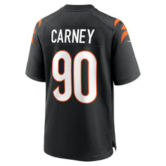 Owen Carney Cincinnati Bengals Home Game Player Jersey - Black Jerseys