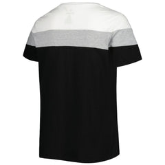 Colorado Rockies Women's Plus Size Colorblock T-Shirt - White/Black T-shirts