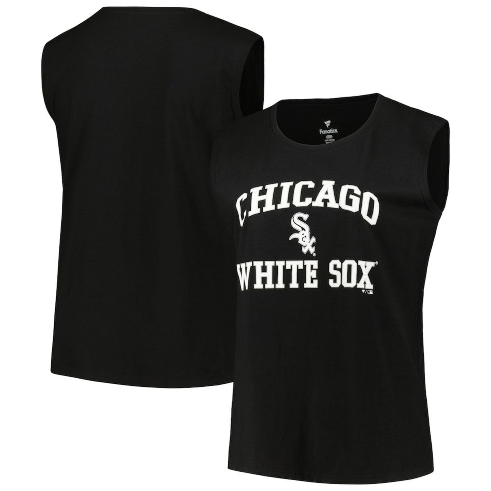 Chicago White Sox Profile Women's Plus Size Tank Top - Black Tanks
