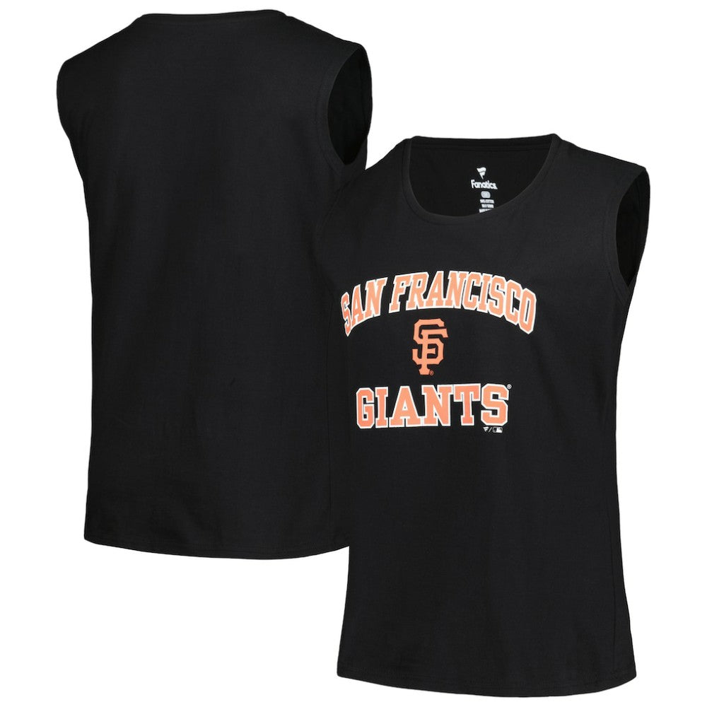 San Francisco Giants Profile Women's Plus Size Tank Top - Black Tanks