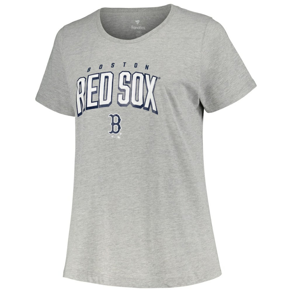 Boston Red Sox Profile Women's Plus Size T-Shirt Combo Pack - Black/Heather Gray T-shirts
