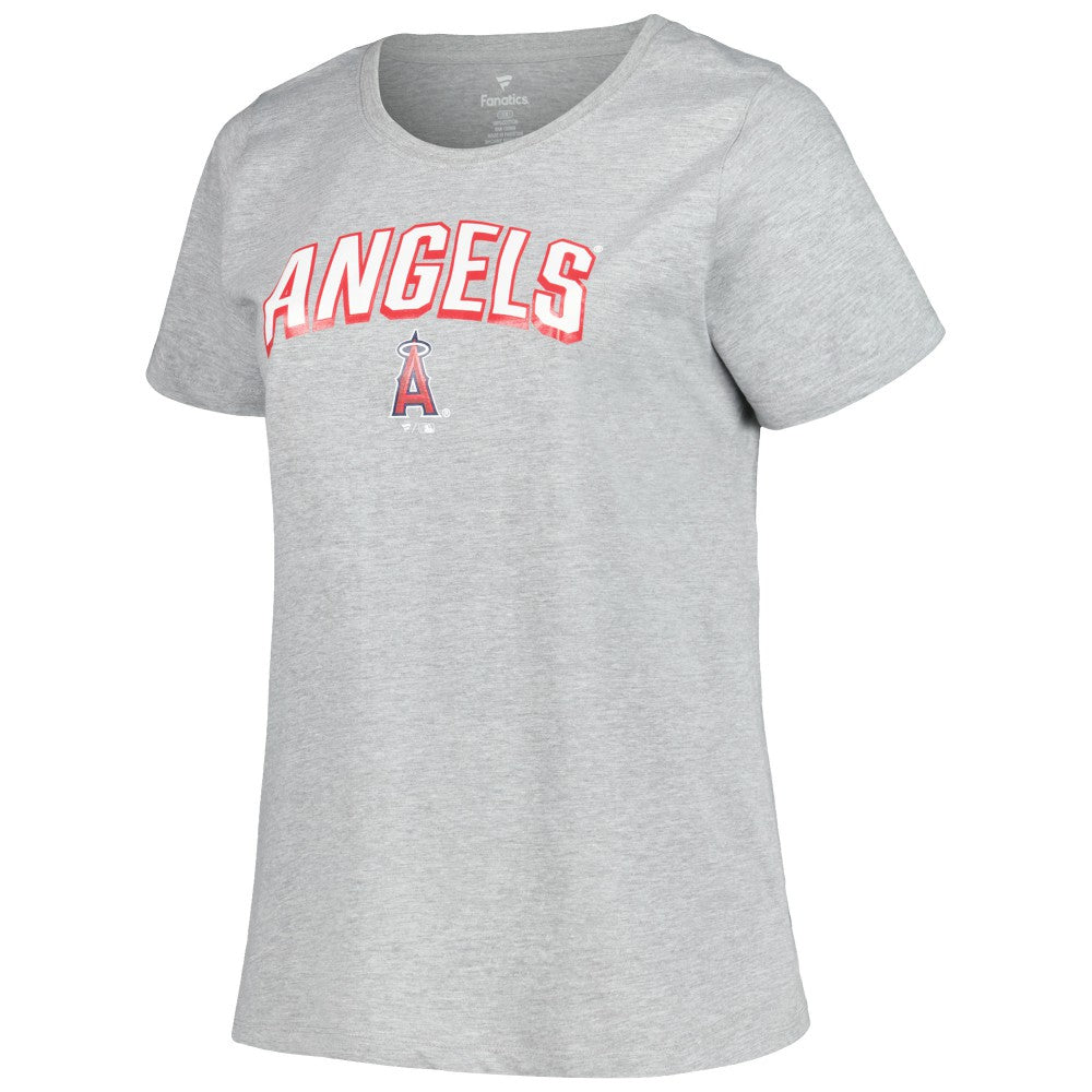 Los Angeles Angels Profile Women's Plus Size T-Shirt Combo Pack - Black/Heather Gray T-shirts