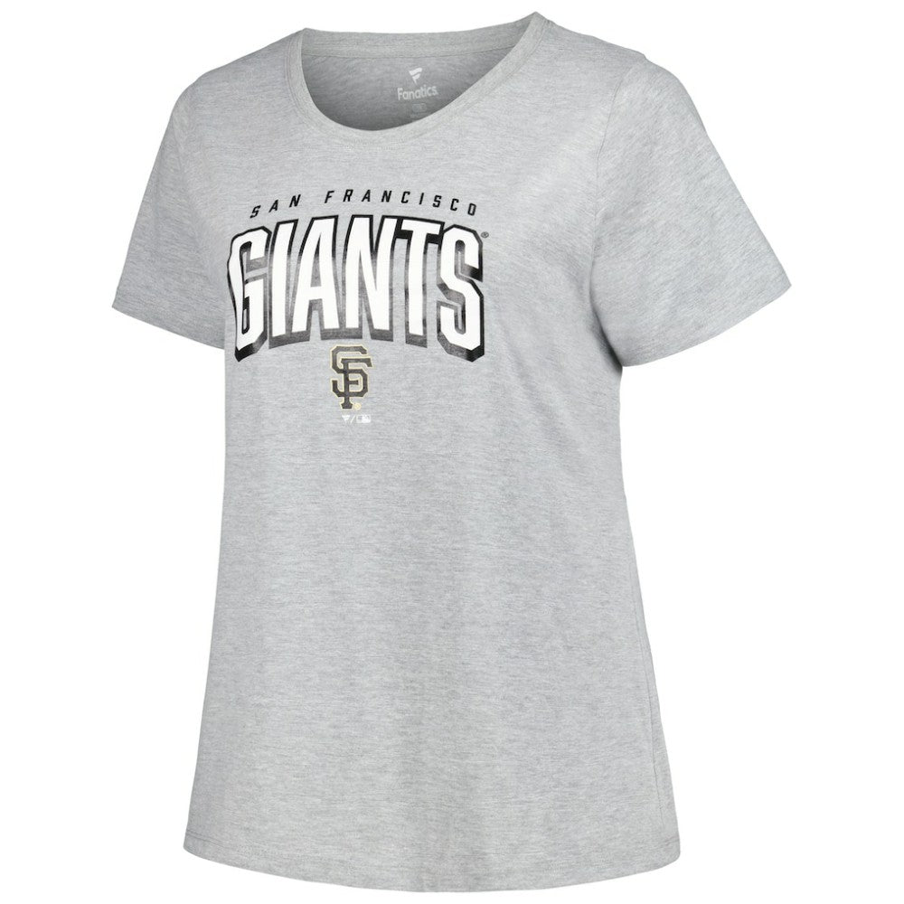 San Francisco Giants Profile Women's Plus Size T-Shirt Combo Pack - Black/Heather Gray T-shirts