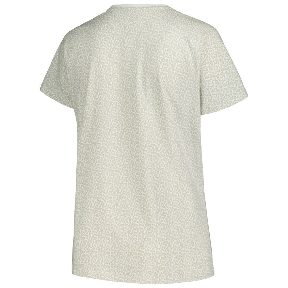 St. Louis Cardinals Profile Women's Plus Size Leopard T-Shirt - White T-shirts