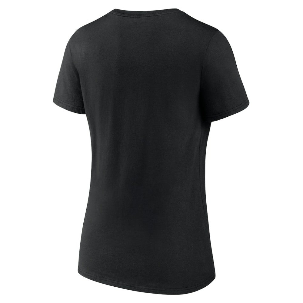 San Francisco Giants Profile Women's Plus Size Pride V-Neck T-Shirt - Black T-shirts