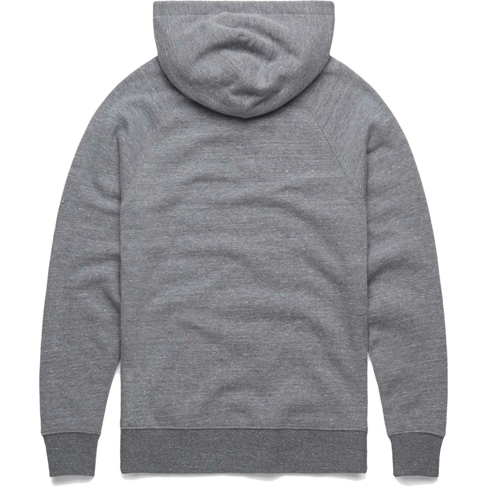 New York Jets Homage Retro Helmet Raglan Pullover Tri-Blend Hoodie - Gray Hoodies