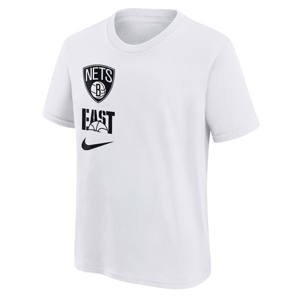 Brooklyn Nets Youth Vs Block Essential T-Shirt White - Nike