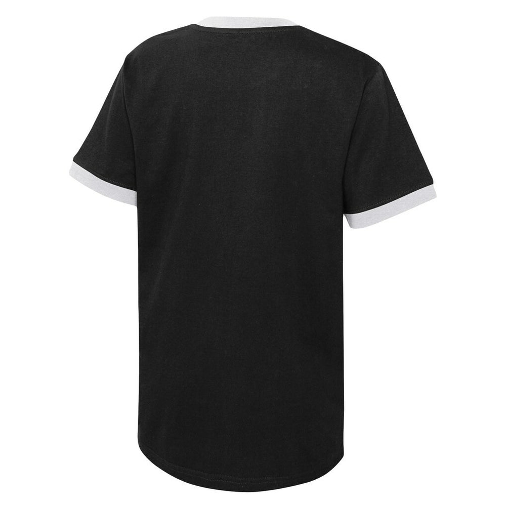 Brooklyn Nets Youth Hoop City Hometown Ringer T-Shirt Black outlet