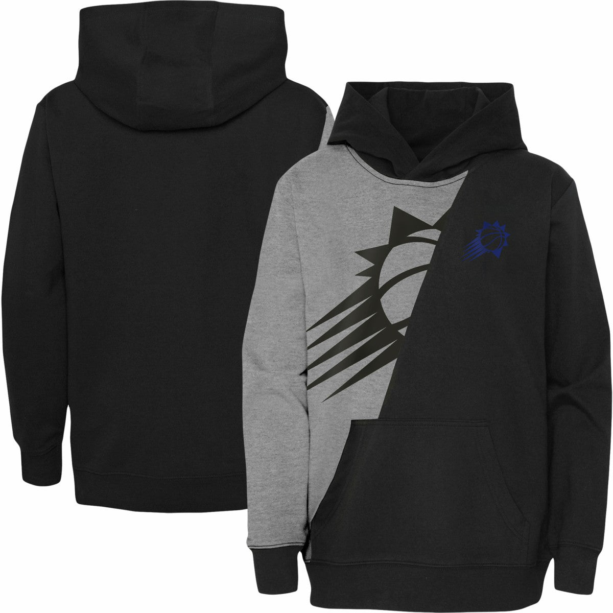Phoenix Suns Preschool Unrivaled Split Pullover Hoodie Heather GrayBlack