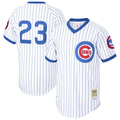 Ryne Sandberg Chicago Cubs Cooperstown Collection 1987 Authentic Player Jersey - White Jerseys