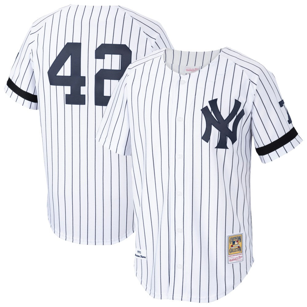 Mariano Rivera New York Yankees Cooperstown Collection 1995 Authentic Player Jersey - White Jerseys