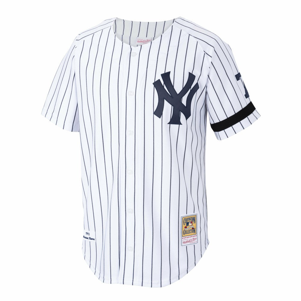 Mariano Rivera New York Yankees Cooperstown Collection 1995 Authentic Player Jersey - White Jerseys
