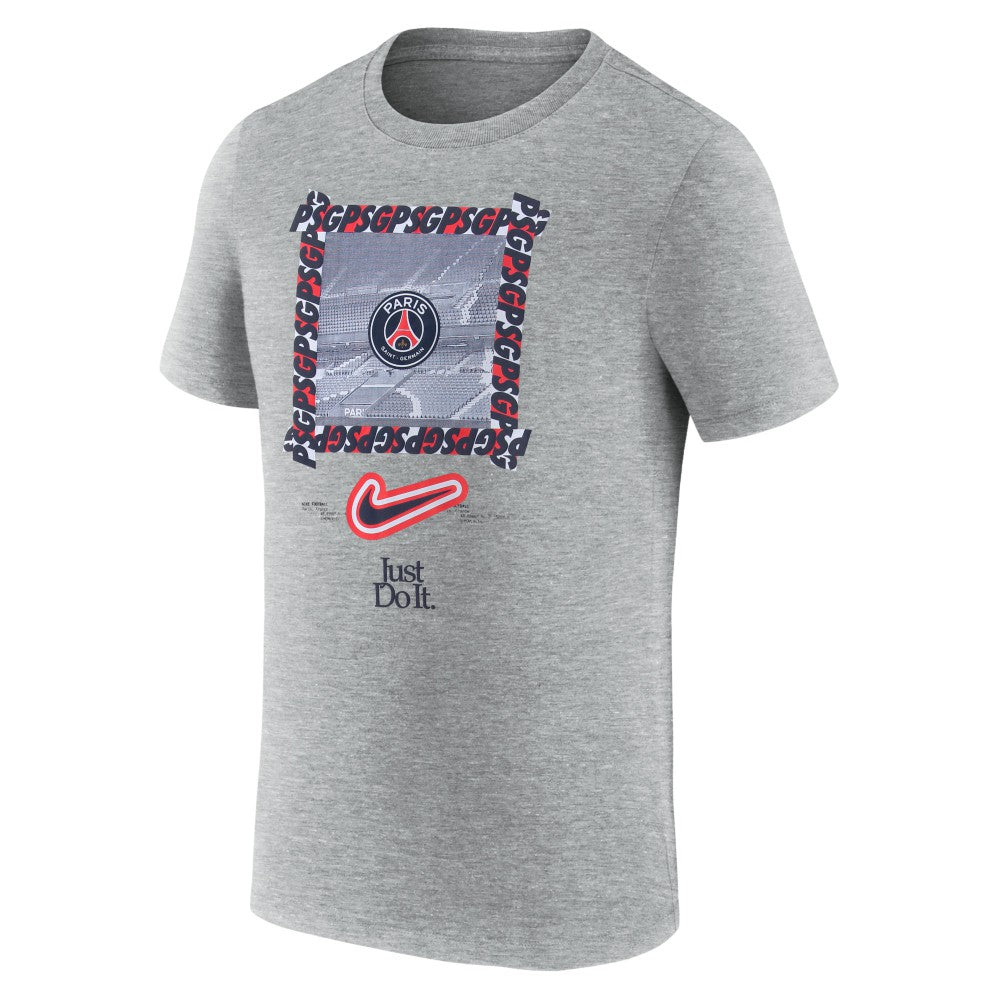 Paris Saint-Germain DNA T-Shirt Heather Gray - Nike for sale