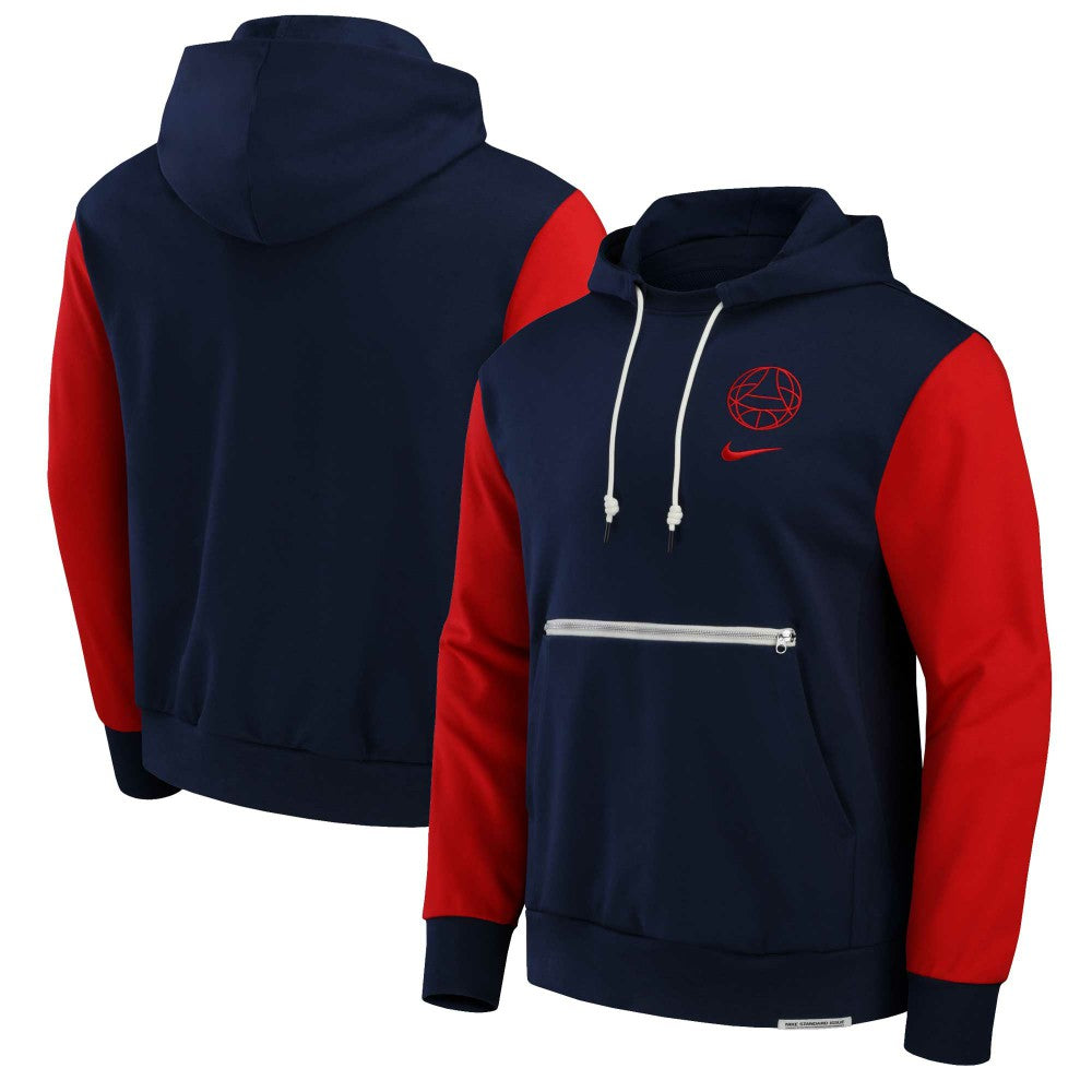 Paris Saint-Germain Standard Issue Pullover Hoodie Navy - Nike sale
