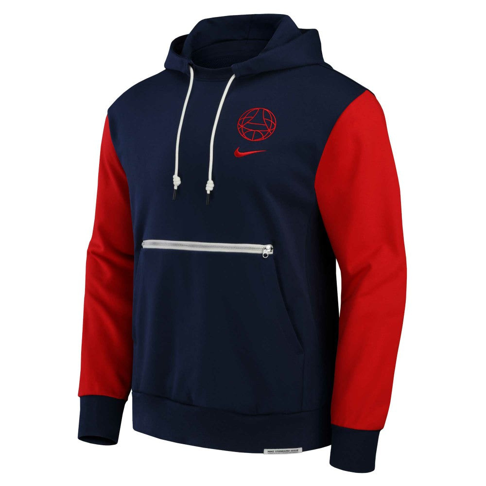 Paris Saint-Germain Standard Issue Pullover Hoodie Navy - Nike sale
