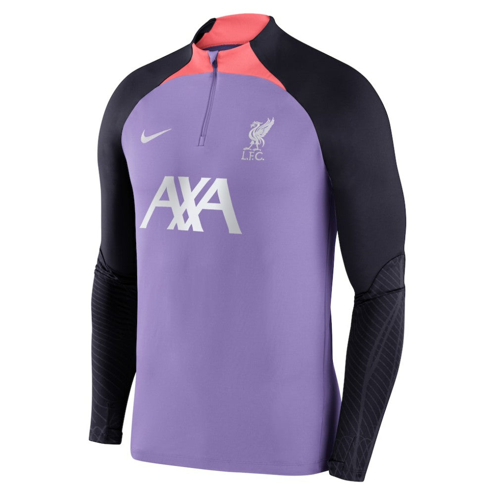 Liverpool Strike Drill 2023/24 Performance Quarter-Zip Long Sleeve Top Purple - Nike on sale
