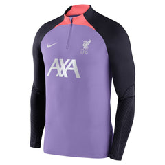 Liverpool Strike Drill 2023/24 Performance Quarter-Zip Long Sleeve Top Purple - Nike on sale