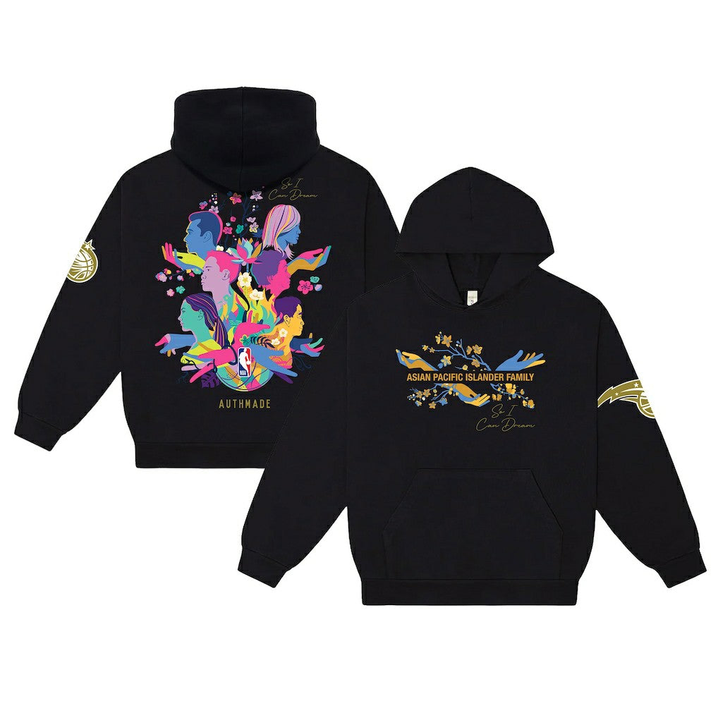 Orlando Magic AUTHMADE x NBA Unisex AAPI Dreamers Pullover Hoodie Black
