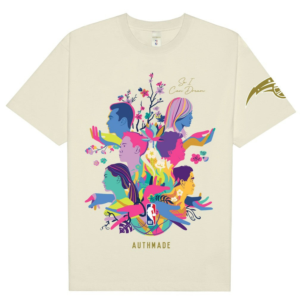 Orlando Magic AUTHMADE x NBA Unisex AAPI Dreamers T-Shirt Cream outlet