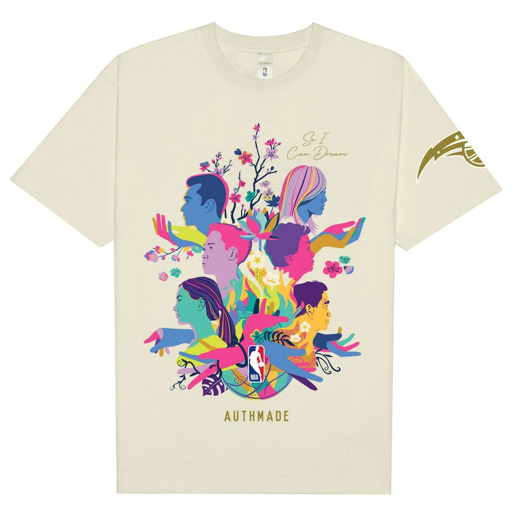 Orlando Magic AUTHMADE x NBA Unisex AAPI Dreamers T-Shirt Cream outlet