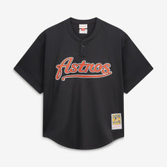 Craig Biggio Houston Astros Mitchell & Ness Authentic Batting Practice Jersey - Black Jerseys