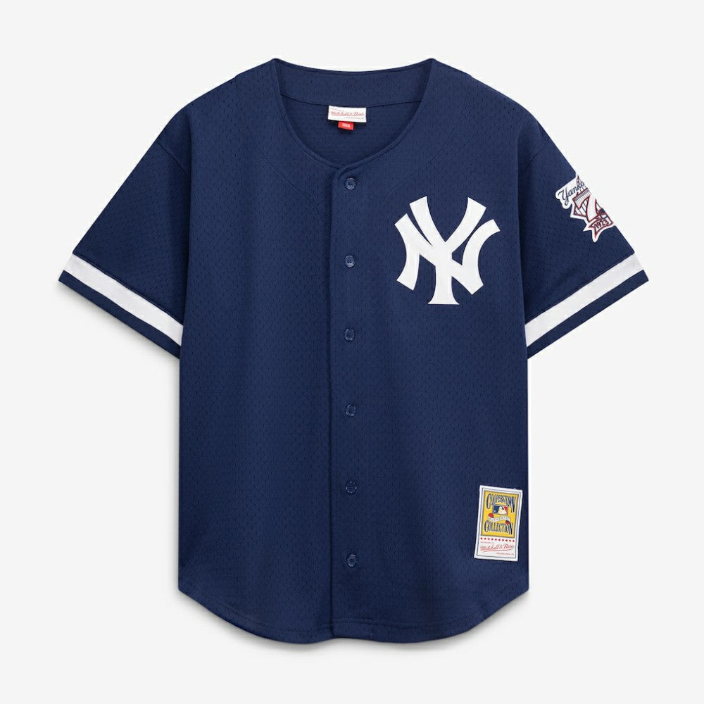 Mariano Rivera New York Yankees Mitchell & Ness Cooperstown Collection Mesh Batting Practice Button-Up Jersey - Navy Jerseys
