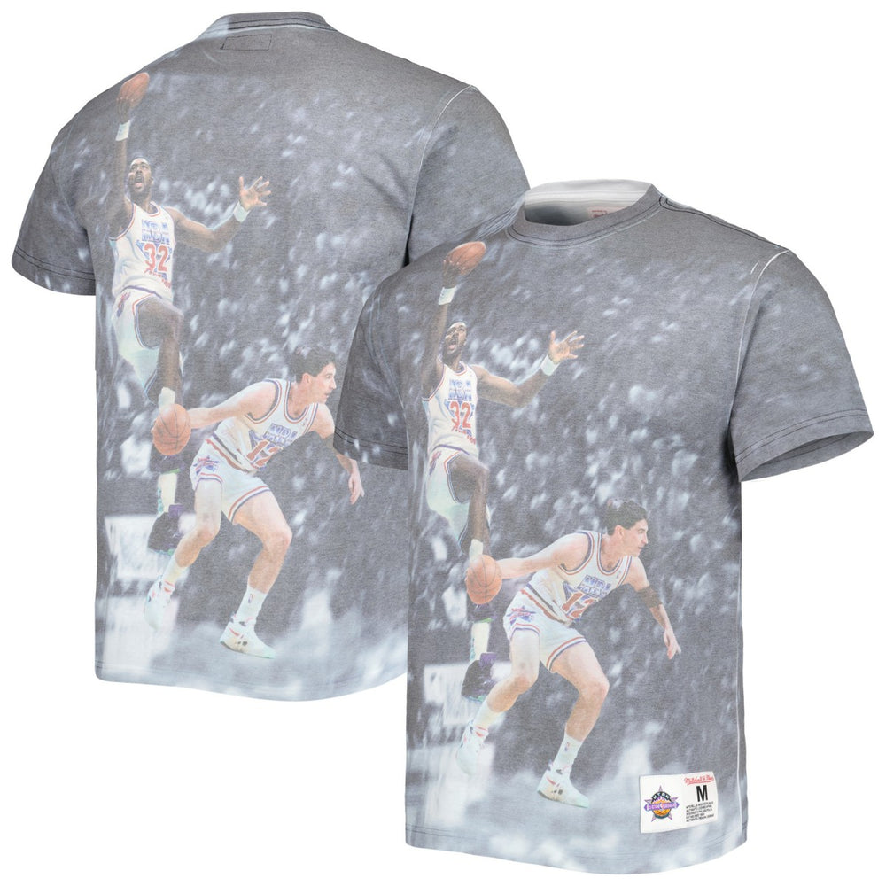 Utah Jazz Above the Rim Graphic T-Shirt - Mitchell & Ness