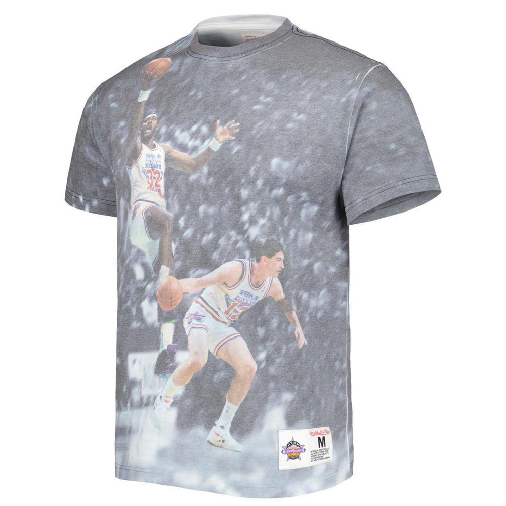 Utah Jazz Above the Rim Graphic T-Shirt - Mitchell & Ness