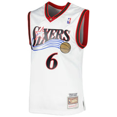 Allen Iverson Philadelphia 76ers 2002/03 Hardwood Classics Swingman Jersey White - Mitchell & Ness