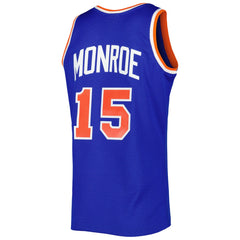 Earl Monroe New York Knicks 1972/73 Hardwood Classics Swingman Jersey Blue - Mitchell & Ness