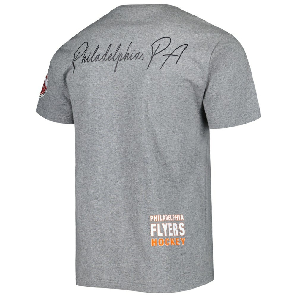Philadelphia Flyers Mitchell & Ness City Collection T-Shirt - Heather Gray | US 5294003