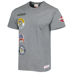 Pittsburgh Penguins Mitchell & Ness City Collection T-Shirt - Heather Gray | US 5294004