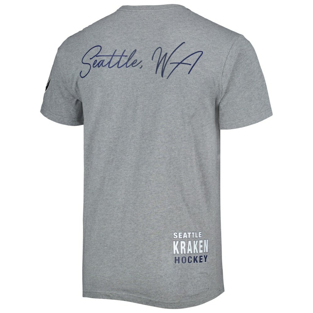 Seattle Kraken Mitchell & Ness City Collection T-Shirt - Heather Gray | US 5294006