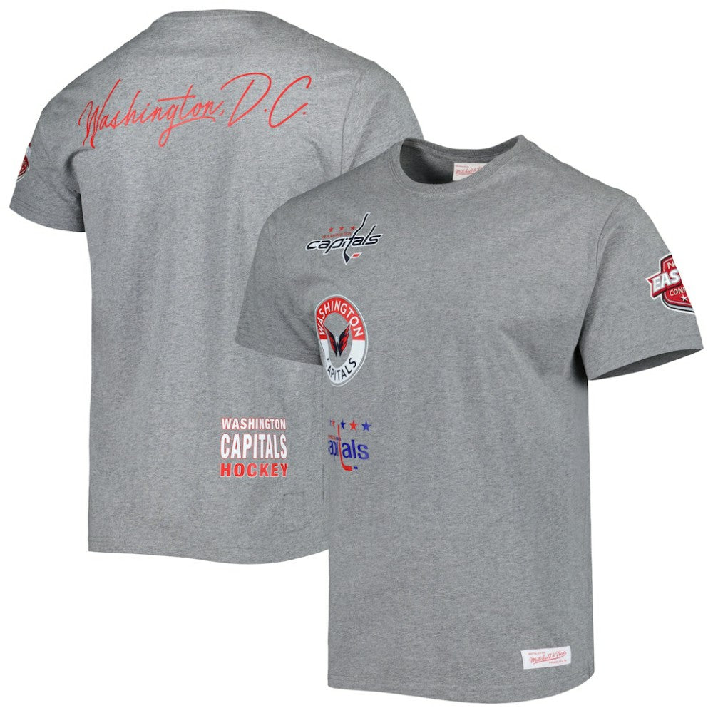 Washington Capitals Mitchell & Ness City Collection T-Shirt - Heather Gray | US 5294010