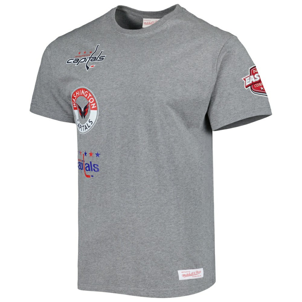 Washington Capitals Mitchell & Ness City Collection T-Shirt - Heather Gray | US 5294010