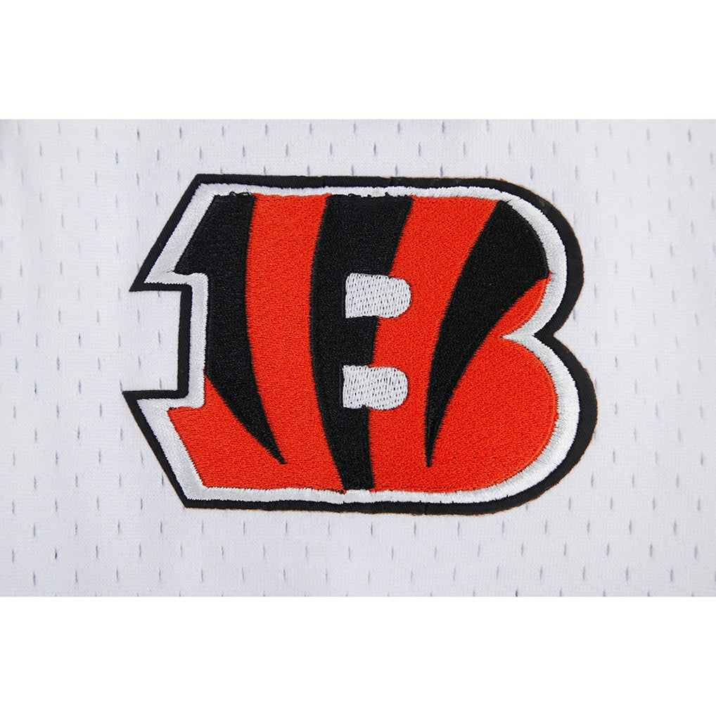 Joe Burrow Cincinnati Bengals Pro Standard Mesh Baseball Button-Up T-Shirt - White T-shirts