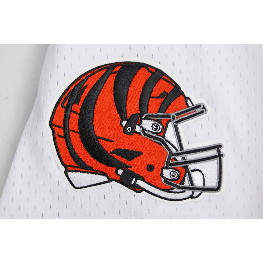 Joe Burrow Cincinnati Bengals Pro Standard Mesh Baseball Button-Up T-Shirt - White T-shirts