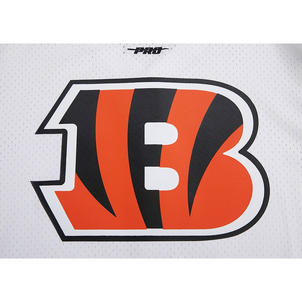 Joe Burrow Cincinnati Bengals Pro Standard Mesh Baseball Button-Up T-Shirt - White T-shirts