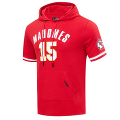 Patrick Mahomes Kansas City Chiefs Pro Standard Player Name & Number Hoodie T-Shirt - Red Hoodies