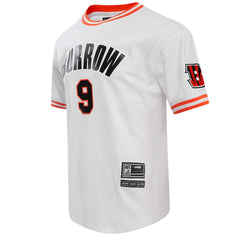 Joe Burrow Cincinnati Bengals Pro Standard Player Name & Number Mesh T-Shirt - White T-shirts
