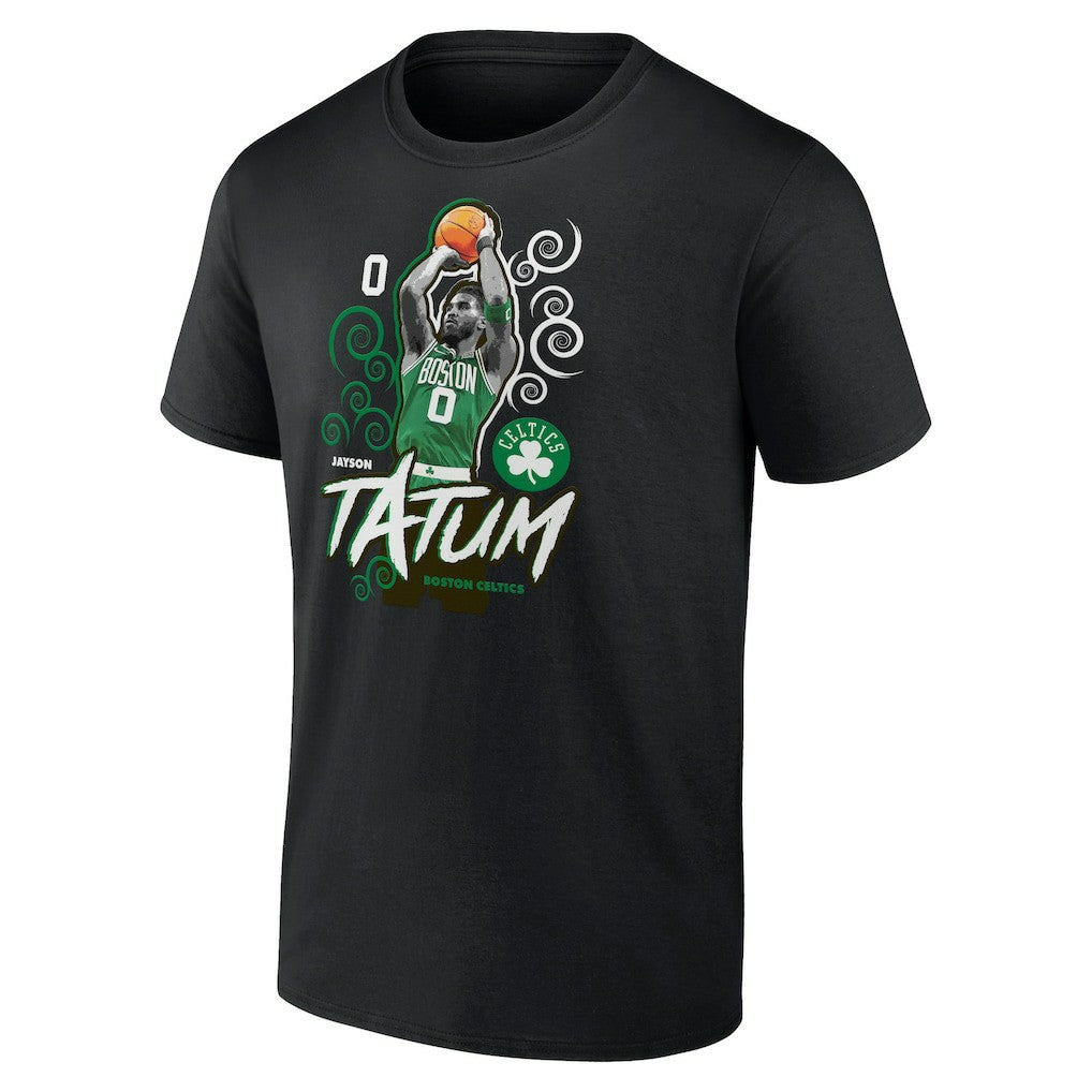 Jayson Tatum Boston Celtics Competitor T-Shirt Black