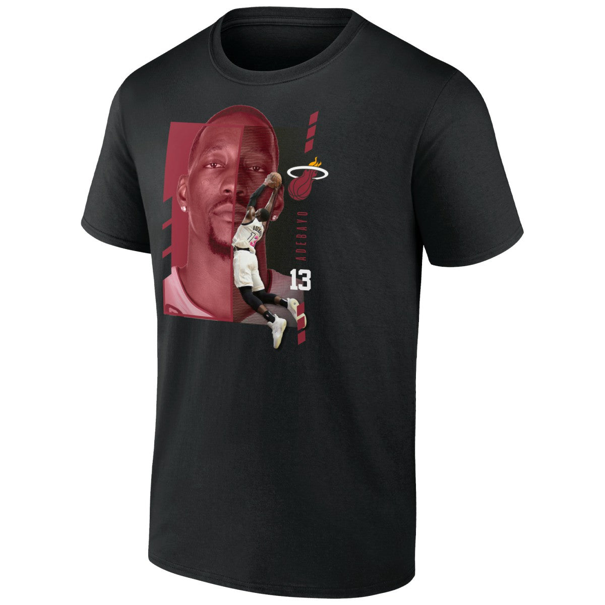 Bam Adebayo Miami Heat Jump Pass T-Shirt Black